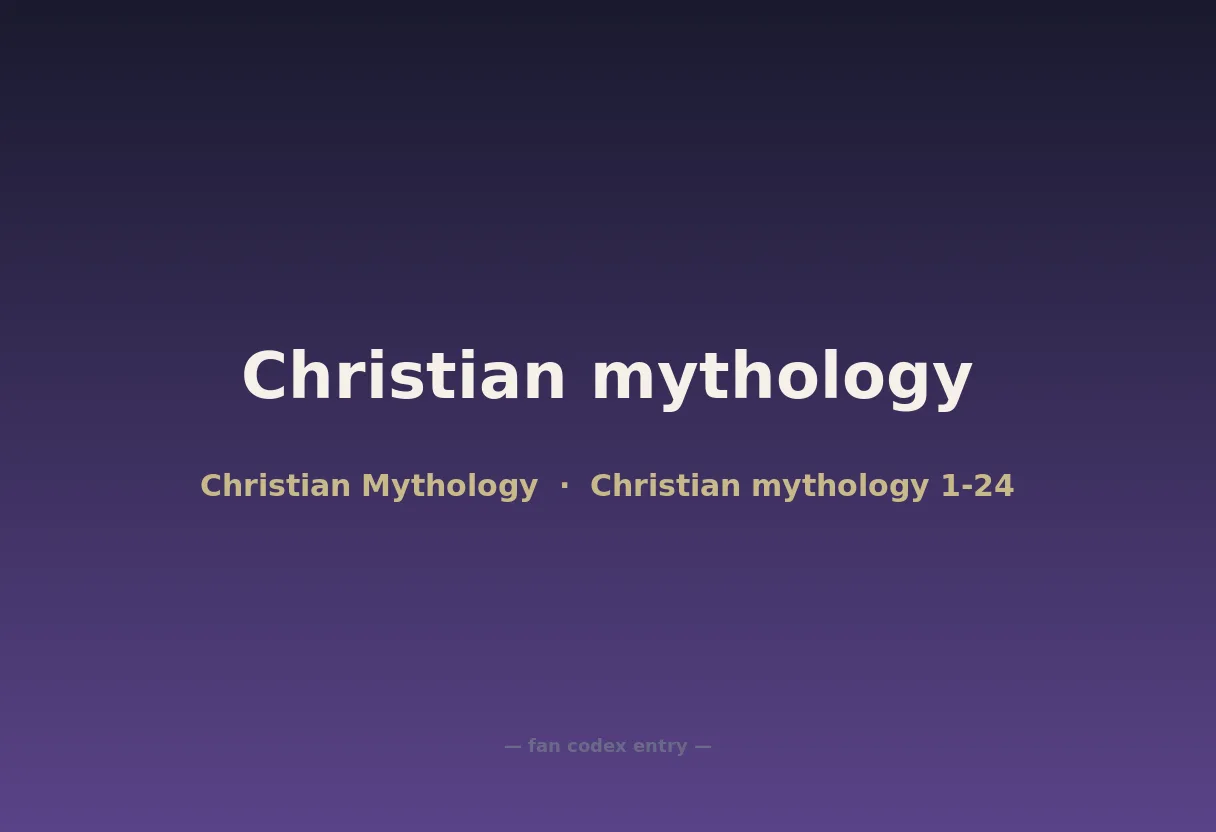 Christian mythology